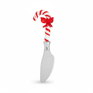 Conjunto 3 Espátulas Queijo Metal /Vidro Papai Noel Boneco Neve Natal Vermelho /Branco