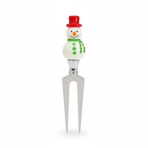 Conjunto 3 Espátulas Queijo Metal /Vidro Papai Noel Boneco Neve Natal Vermelho /Branco