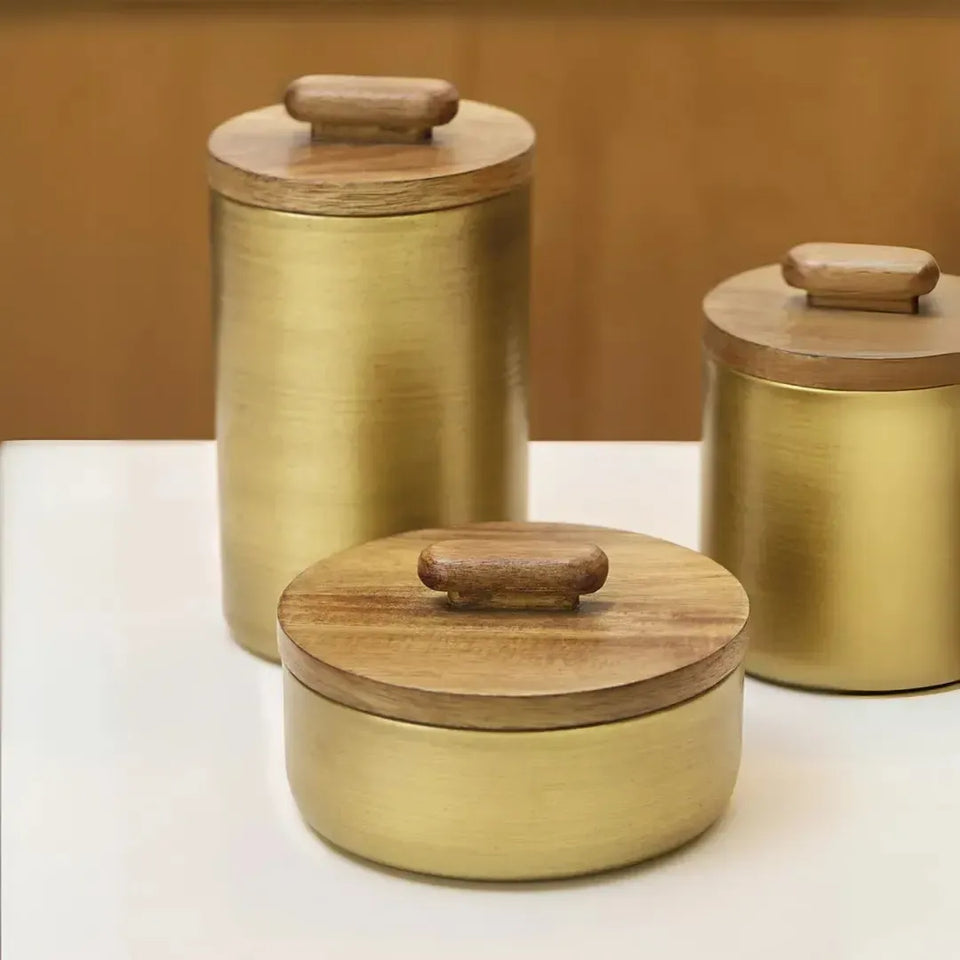 Conjunto 3 Potes para Cozinha Mart