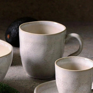 Conjunto 4 Canecas Stoneware Orgânico Latte 273ml Porto Brasil