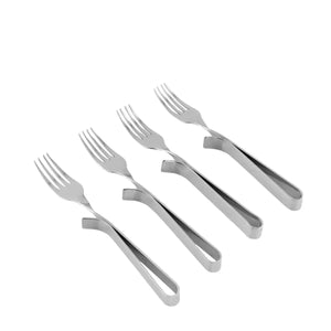 Conjunto 4 Garfos para Churrasco Cassino Inox Riva
