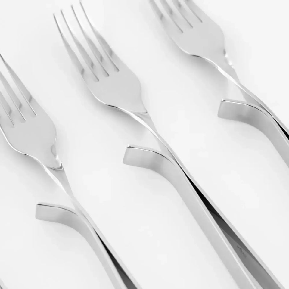 Conjunto 4 Garfos para Churrasco Cassino Inox Riva