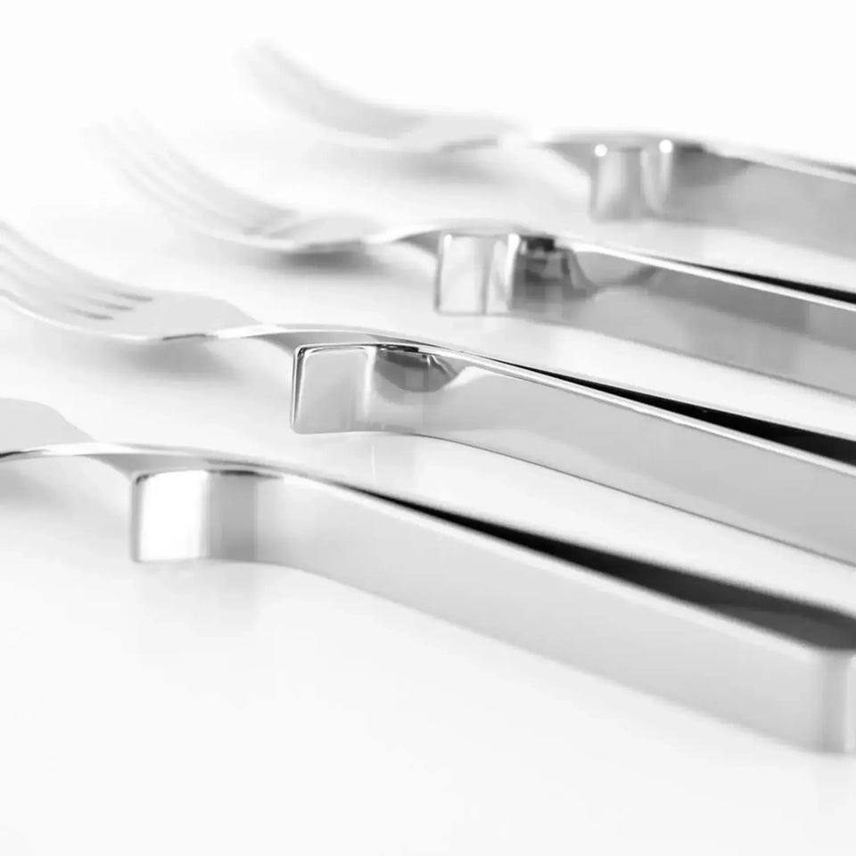 Conjunto 4 Garfos para Churrasco Cassino Inox Riva