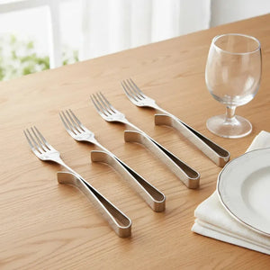 Conjunto 4 Garfos para Churrasco Cassino Inox Riva