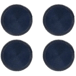 Conjunto 4 Jogos Americanos Lace Marinho 38cm