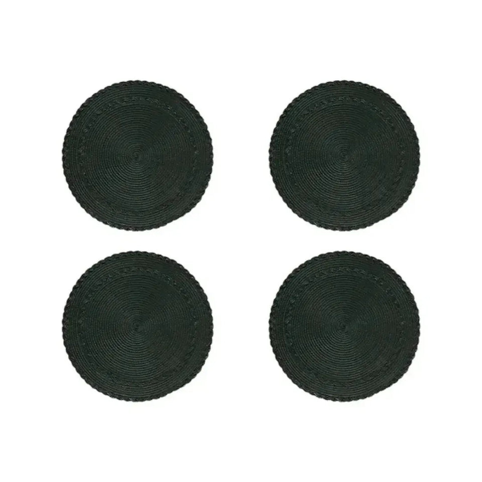 Conjunto 4 Jogos Americanos Trance Musgo 38cm