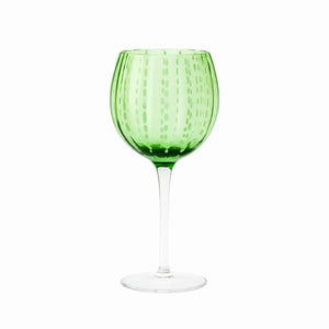 Conjunto 4 Taças para Vinho Vidro Verde Coloratta 450ml