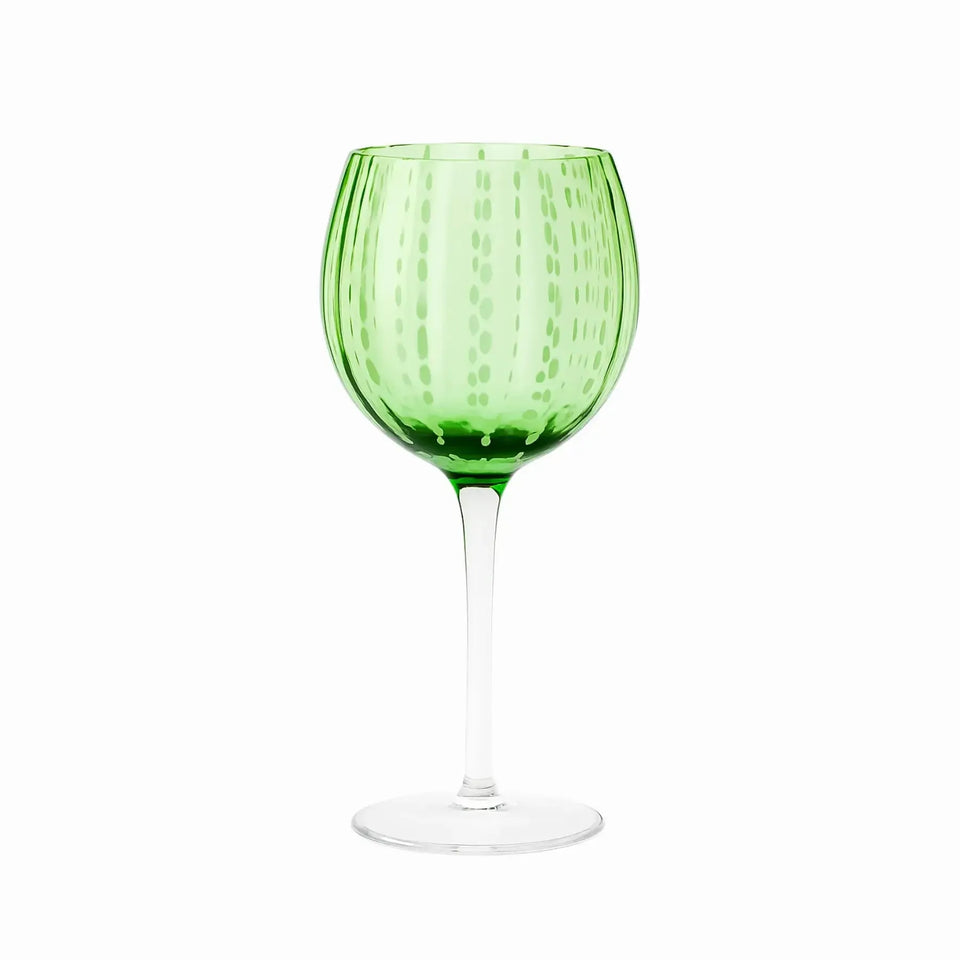 Conjunto 4 Taças para Vinho Vidro Verde Coloratta 450ml