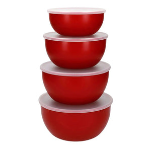 Conjunto 4 Tigelas Empire Red KitchenAid