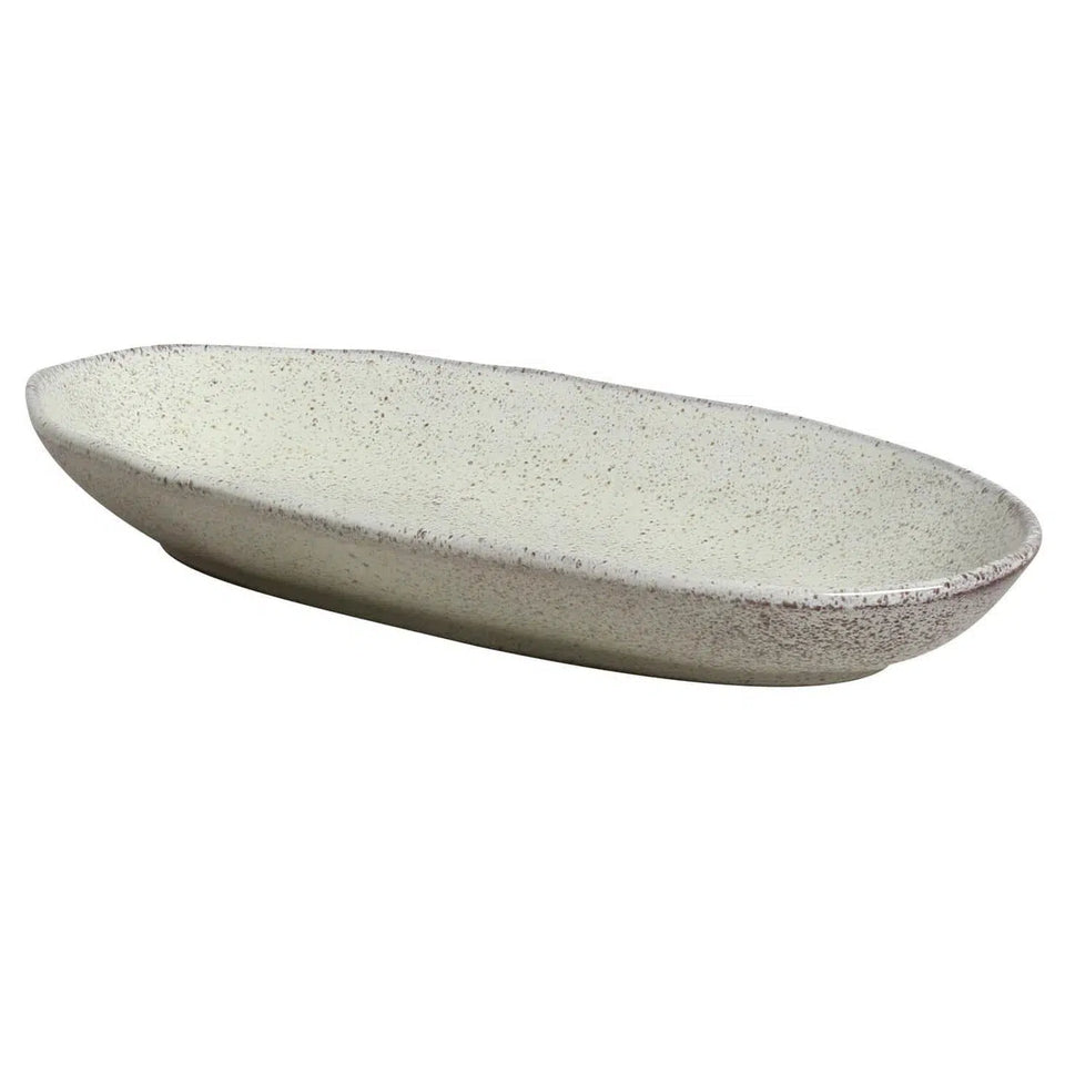 Conjunto 4 Travessas Oval Funda Grande Stoneware Orgânico Pistache 32x16cm 650ml Porto Brasil