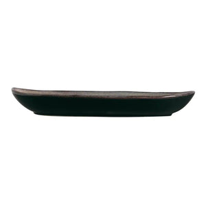Conjunto 4 Travessas Oval Funda Grande Stoneware Orgânico Tourmaline 32x16cm 650ml Porto Brasil