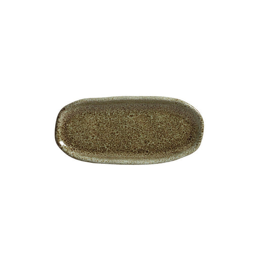 Conjunto 4 Travessas Oval Rasa Mini Stoneware Orgânico Croco 16,5x8cm Porto Brasil