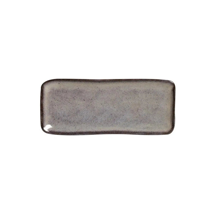 Conjunto 4 Travessas Retangular Pequena Stoneware Orgânico Tourmaline 22x9,5cm Porto Brasil