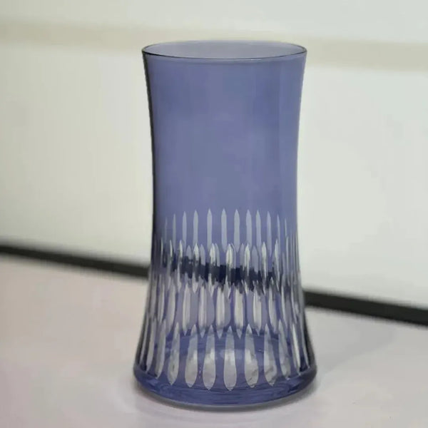 Conjunto 6 Copos Altos Vidro Azul Linha Sintonia 400ml