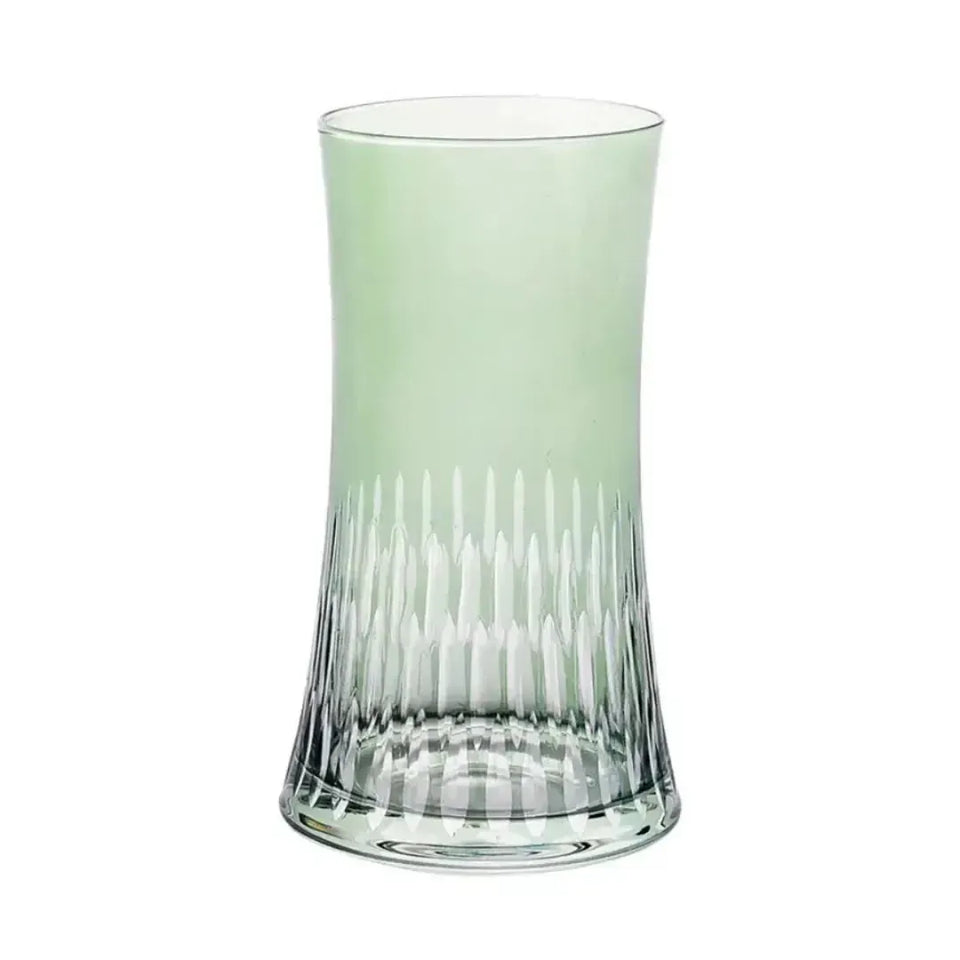 Conjunto 6 Copos Altos Vidro Verde Linha Sintonia 400ml