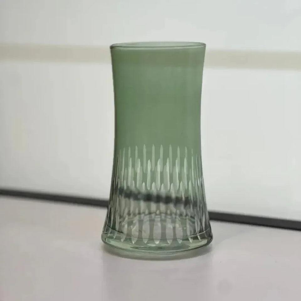 Conjunto 6 Copos Altos Vidro Verde Linha Sintonia 400ml