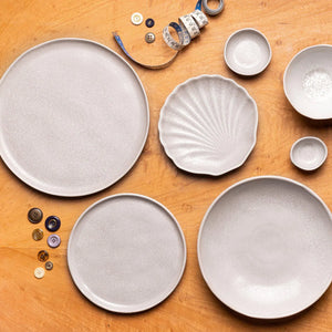 Conjunto 6 Pratos Multiuso Stoneware Linho 18,6cm Porto Brasil