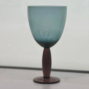 Conjunto 6 Taças Vidro Verde / Rosa Linha Refúgio 400ml