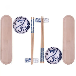 Conjunto 8 Peças para Sushi Bambu Gifu