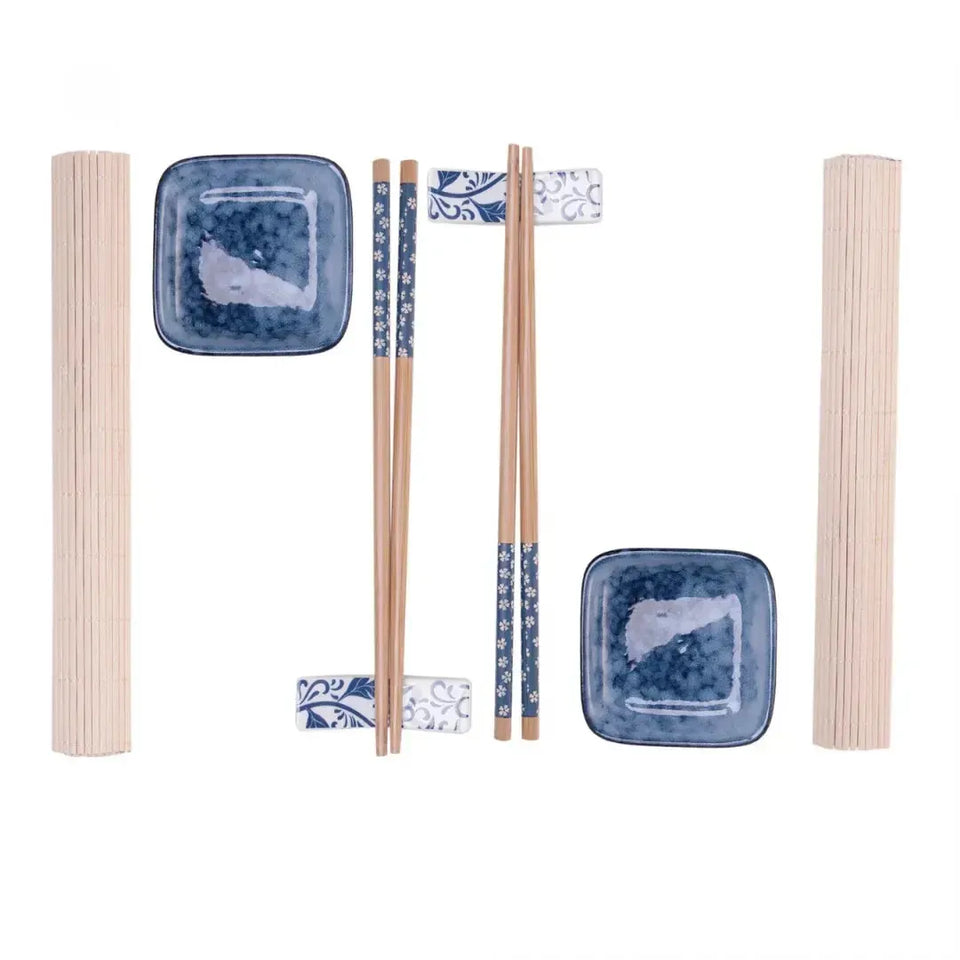 Conjunto 8 Peças para Sushi Bambu Koi