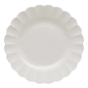 Conjunto com 6 Pratos Rasos Porcelana Flora Camélia 27,5cm Oxford