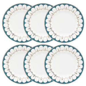 Conjunto com 6 Pratos Rasos Porcelana Gateway 28cm Strauss