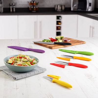 Conjunto de 6 Facas Inox com Capa 8x6x36cm Zyliss