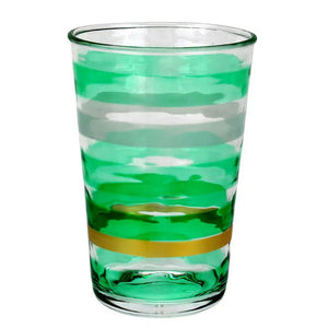 Copo Acrílico Detalhe Degradê Verde 590ml