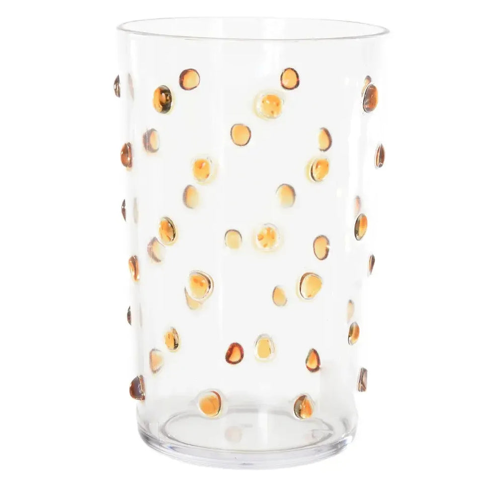Copo Long Drink Acrilico Maldivas Âmbar 650ml