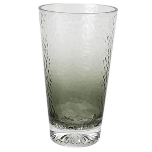 Copo Longo Acrílico Detalhe Degradê Verde 562ml