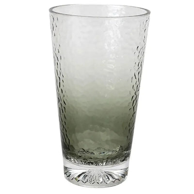 Copo Longo Acrílico Detalhe Degradê Verde 562ml