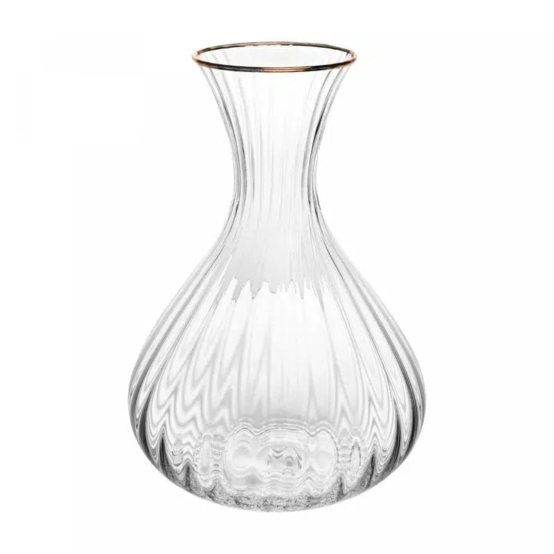 Decanter Cristal Ecológico com Fio de Ouro Optic 1,5L Wolff