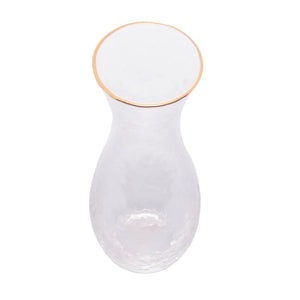 Decanter Vidro Cristalino Borda Dourada Taj 1,150L