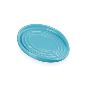 Descanso Oval para Colher Azul Caribe Le Creuset