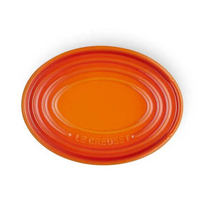 Descanso Oval para Colher Laranja Le Creuset