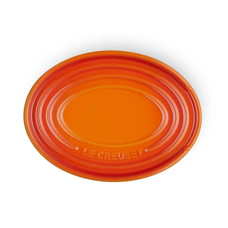 Descanso Oval para Colher Laranja Le Creuset