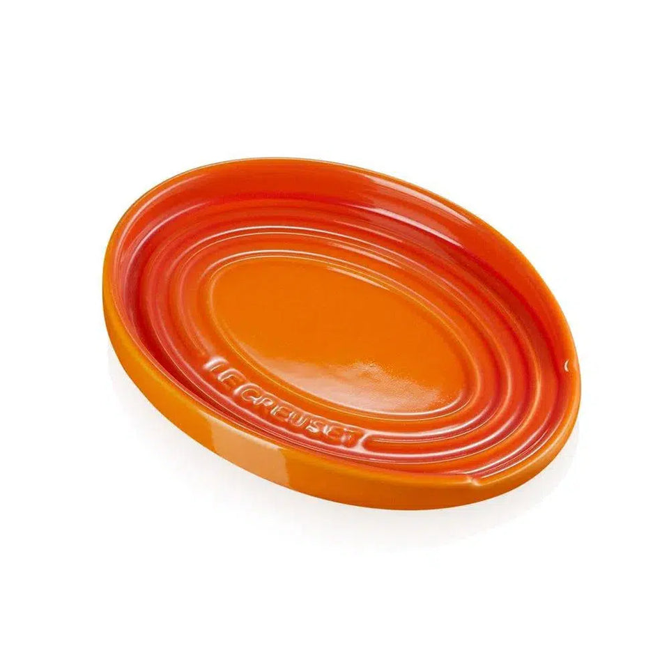 Descanso Oval para Colher Laranja Le Creuset