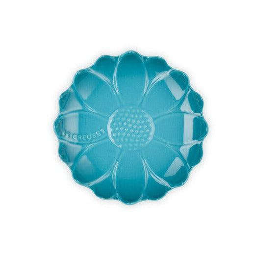 Descanso para Colher Cerâmica Sunflower Azul Caribe 14cm Le Creuset