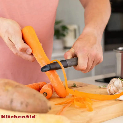 Descascador Peeler Frutas Legumes Cinza KitchenAid