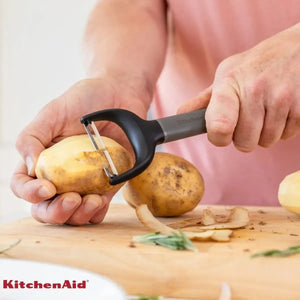 Descascador Y-Peeler Frutas Legumes Cinza KitchenAid