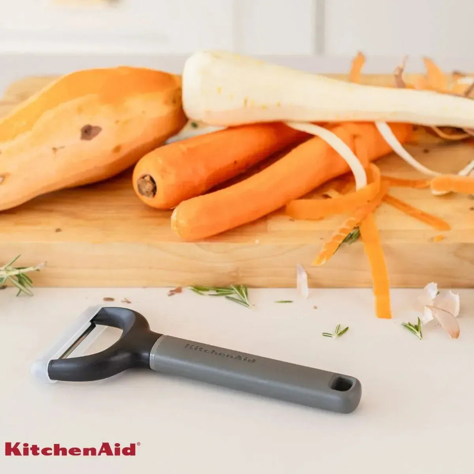 Descascador Y-Peeler Frutas Legumes Cinza KitchenAid