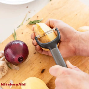 Descascador Y-Peeler Frutas Legumes Cinza KitchenAid