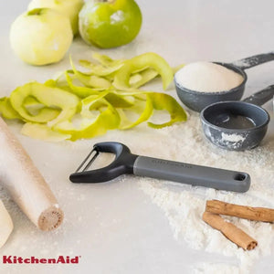 Descascador Y-Peeler Frutas Legumes Cinza KitchenAid