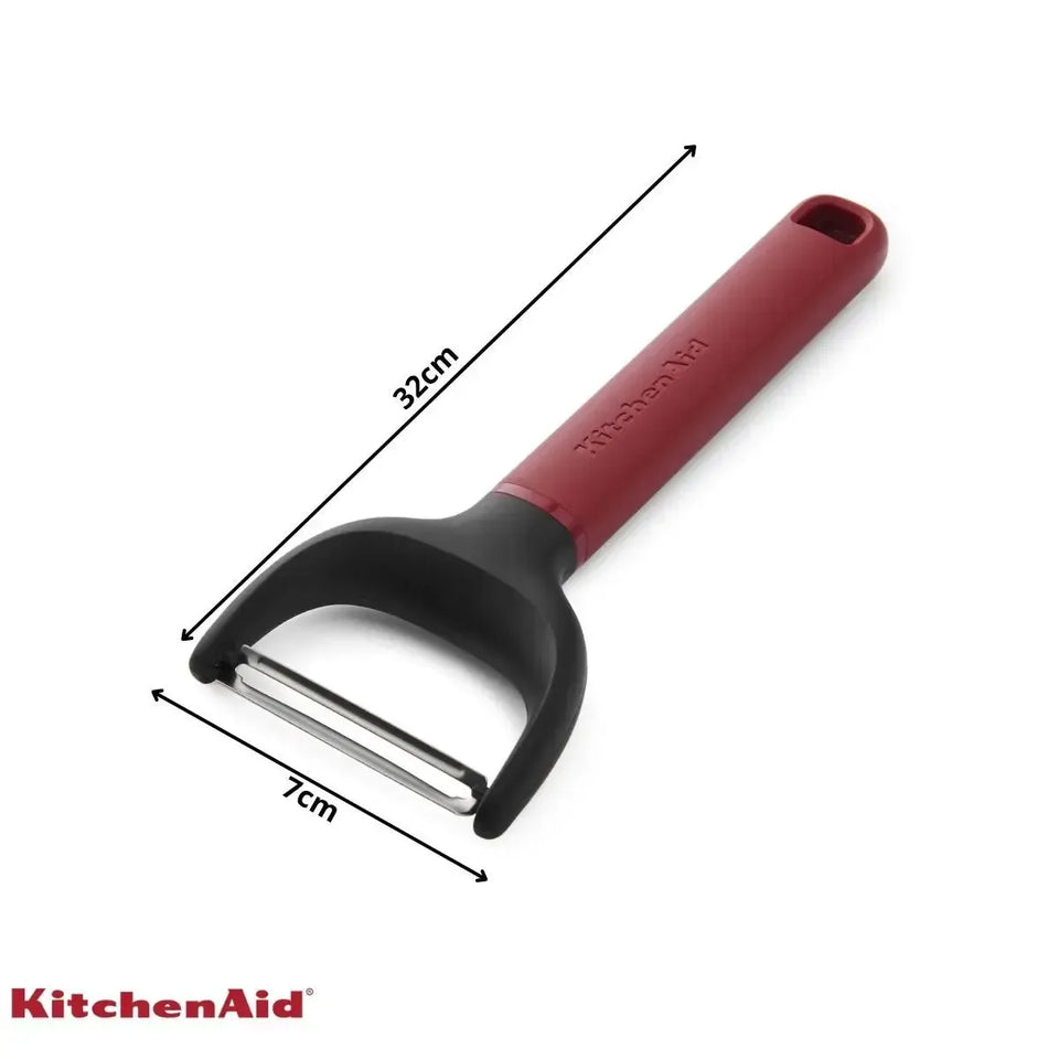 Descascador Y-Peeler Frutas Legumes Vermelho KitchenAid