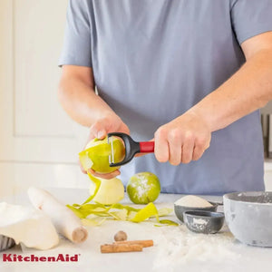 Descascador Y-Peeler Frutas Legumes Vermelho KitchenAid