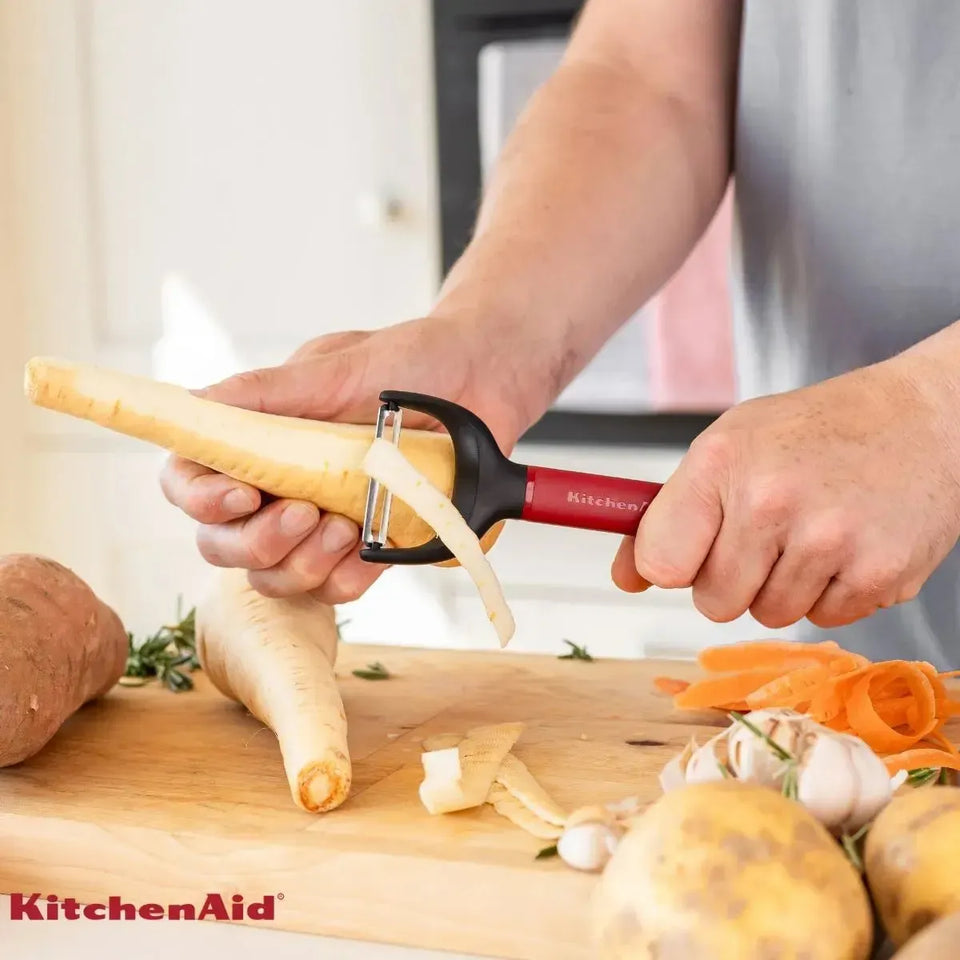 Descascador Y-Peeler Frutas Legumes Vermelho KitchenAid