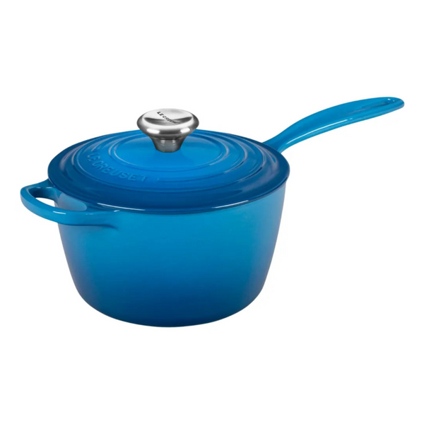 Panela Le Creuset Molheira Signature Azul Marseille 18cm 1,8L