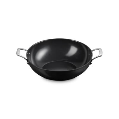 Wok com Alça Antiaderente 32cm ENSC Le Creuset