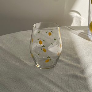 Jogo 6 Copos Sante Stemless Wine em Cristal Ecológico 455ml Limão