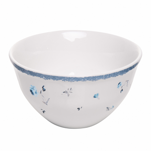 Conjunto 4 Bowls Cerâmica Florescer Azul 12,5cm